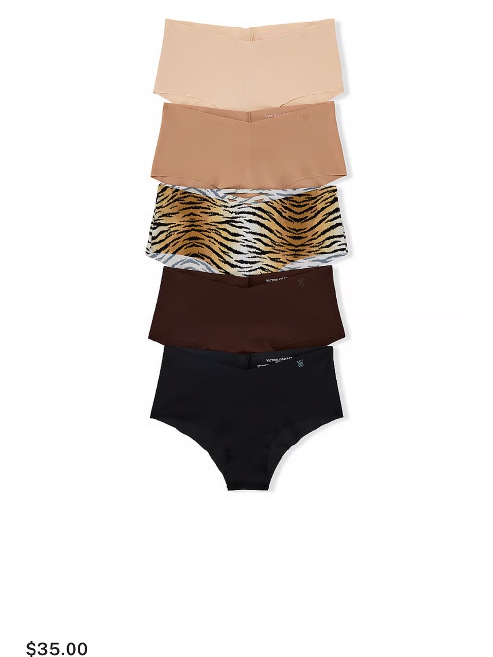 Victoria’s Secret 5-pack no show cheeky panties